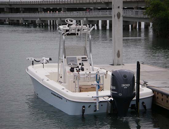 Captain Mark Wrights Hydra Sports Bay Boat