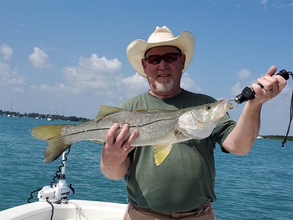 Keeper size snook caught in ft pierce