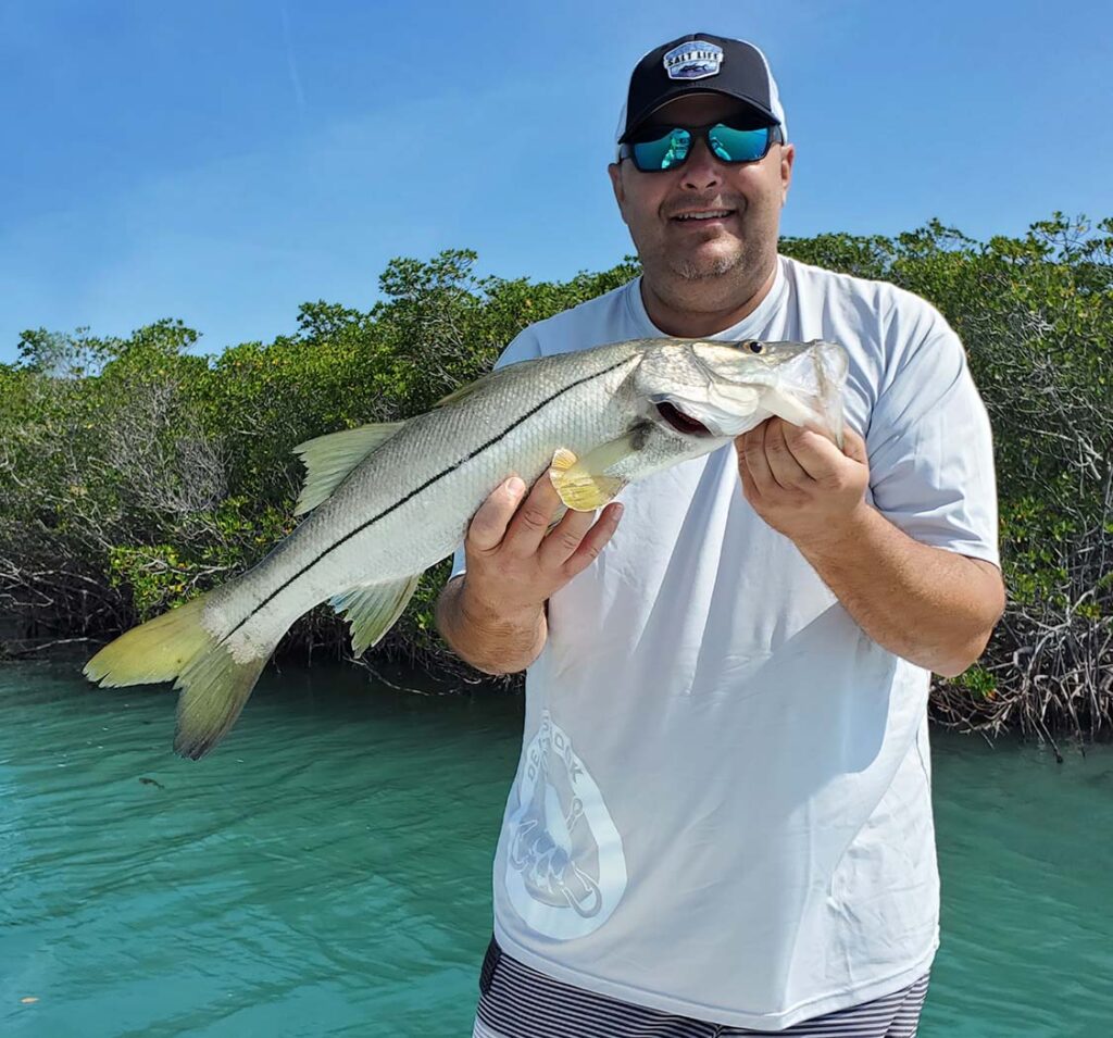 fort pierce snook caught along mangroves